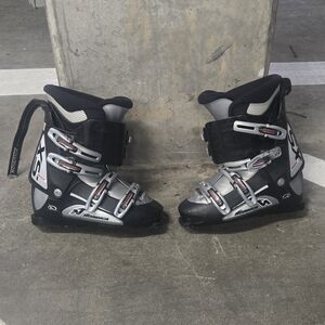 Nordica BSX MEN'S SKI Boots - Black and Silver Size 280-285 SIZE 10-11.5